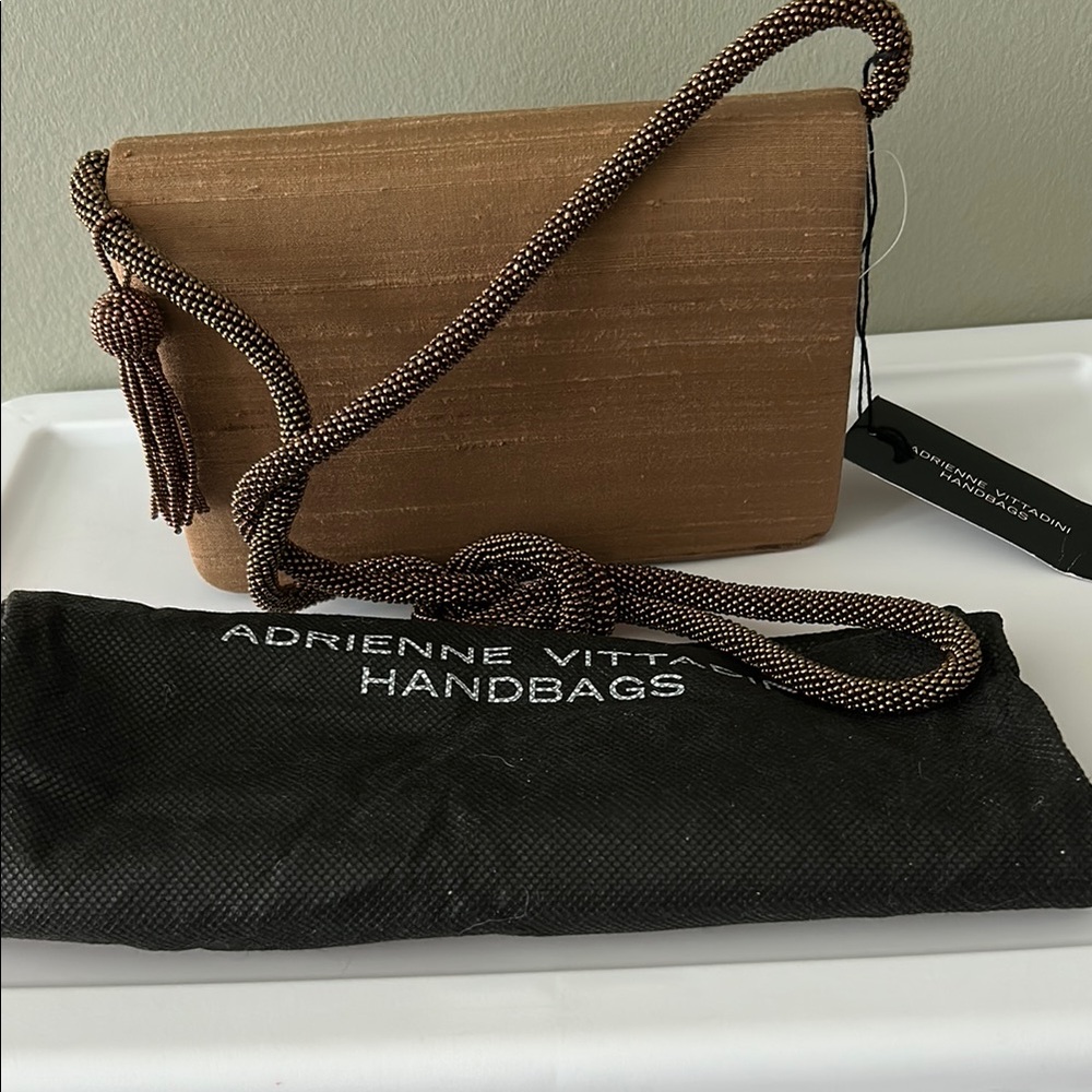 Adrienne Vittadini Brown Mini shoulder Crossbody Bag